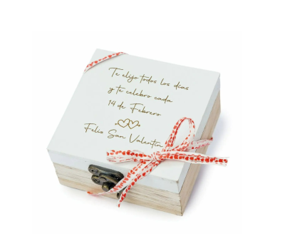 caja regalo san valentín